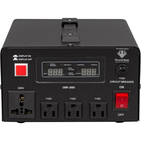 2000 Watt Diamond Series Voltage Transformer with Regulator & Stabilizer - 220 - Electronics