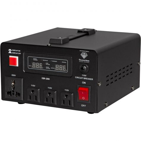 2000 Watt Diamond Series Voltage Transformer with Regulator & Stabilizer - 220 - Electronics