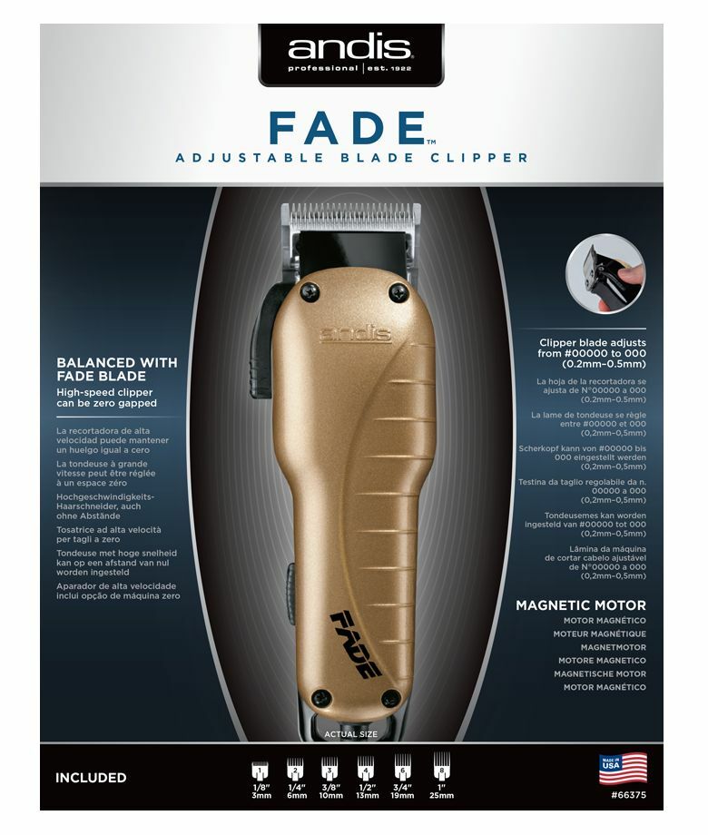 Andis Professional 220 volts 50HZ Clipper Trimmer Fade 66375 - 220 - Electronics
