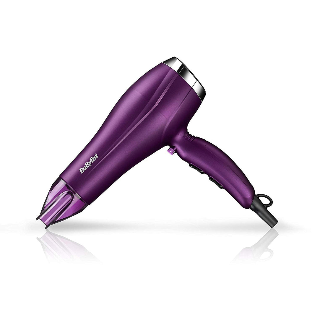 BaByliss Velvet - Orchid 220 volt Hair Dryer 2300 Watts 220v 240 volts Blow Dryer - 220 - Electronics