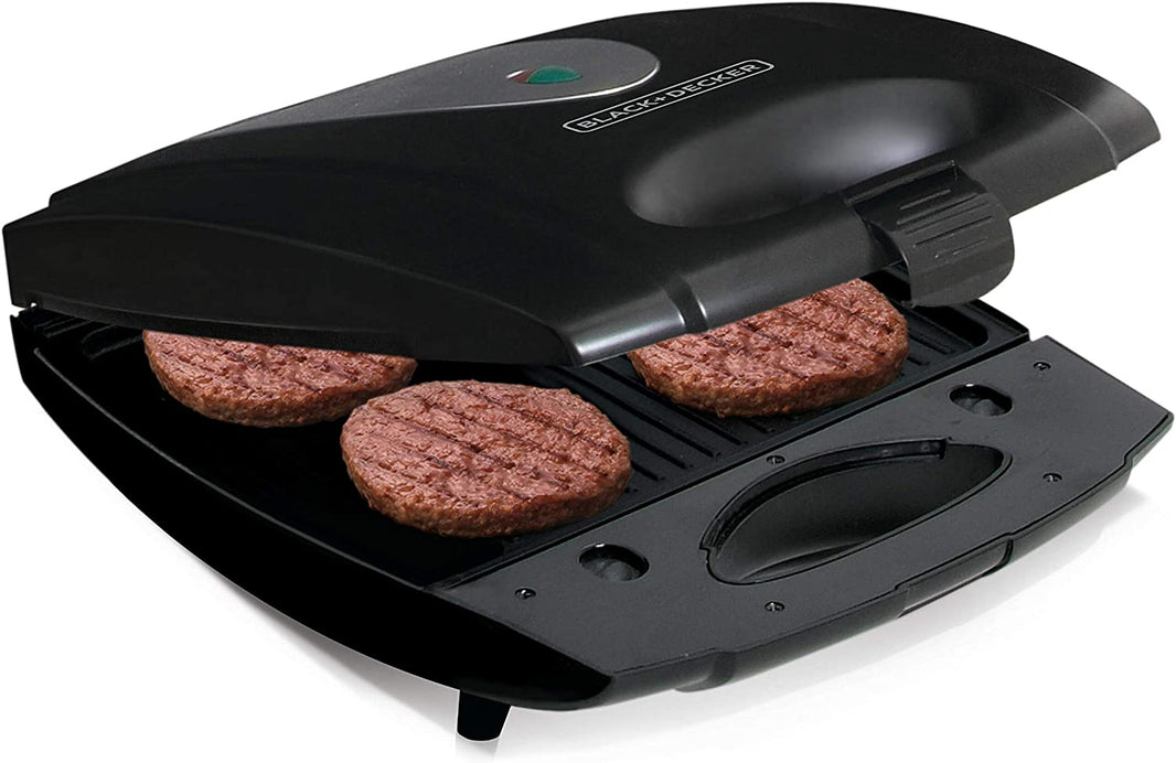Black and Decker 220 volt Panini Grill and Sandwich Maker 4 slice 220v 240 volts - 220v volt electronics