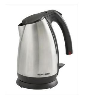 Black and Decker JKC651 220 Volt Stainless Steel Cordless Kettle - 220v volt electronics