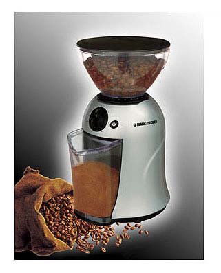 Black and Decker PRCB5 220 Volt 12 - Cup Coffee Grinder - 220v volt electronics