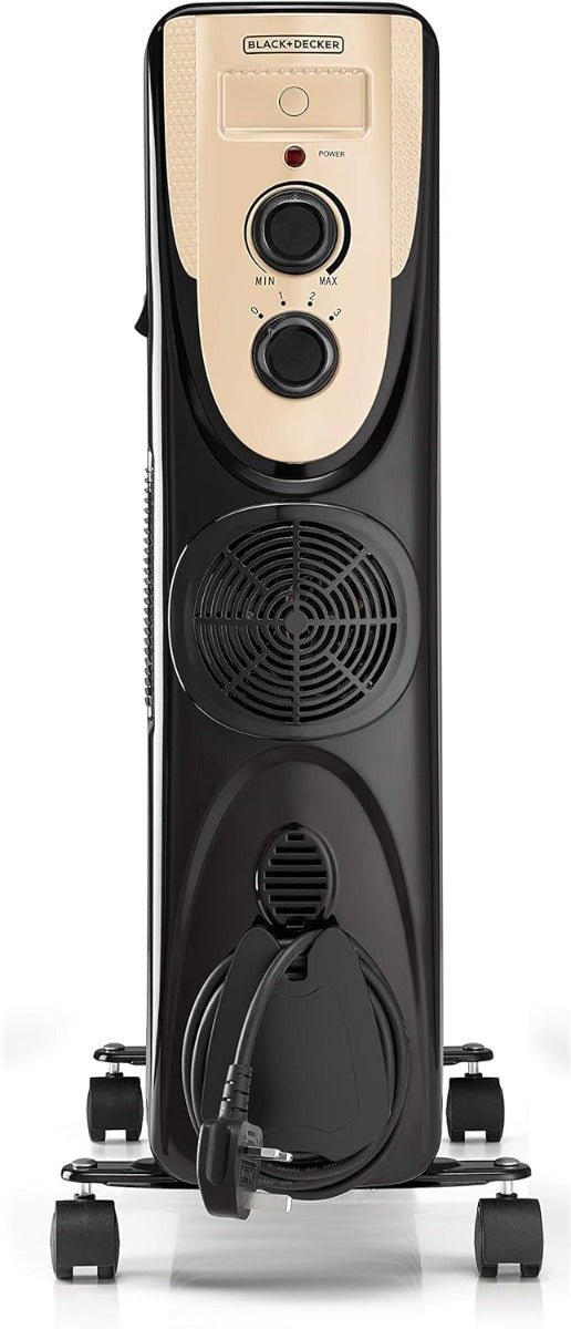 Black & Decker 13 Fin Radiator Heater OR013FG - B5 2500 Watts Oil Radiator Heater 13 Fin 220v 240 volts 50 hz - 220 - Electronics