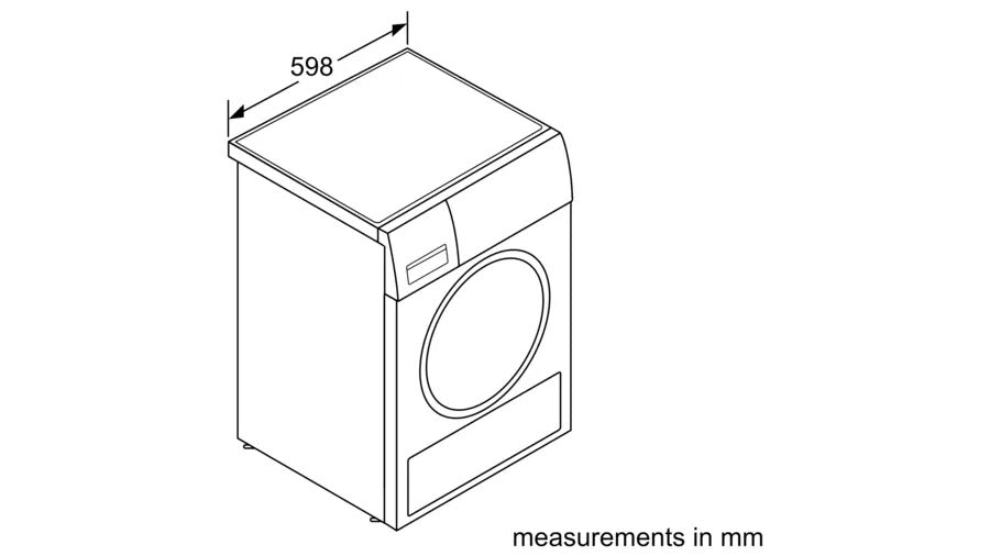 Bosch 220 volt Dryer ATN83201GB 8 KG Electric Clothes Dryer 220v 240 volt 50 hz - 220 - Electronics