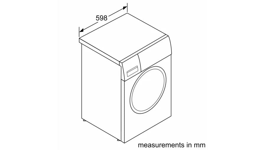 Bosch 220 volt Washer WAN28281GB 8 KG Front Load Washer 220v 240 volts 50 hz - 220 - Electronics