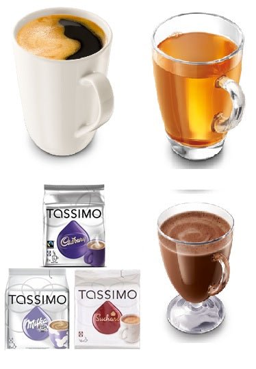 Bosch Tassimo TAS1252 220 - 240 volts 50 / 60 hz T - Disc Pod Single Serve Coffee Maker - 220 - Electronics