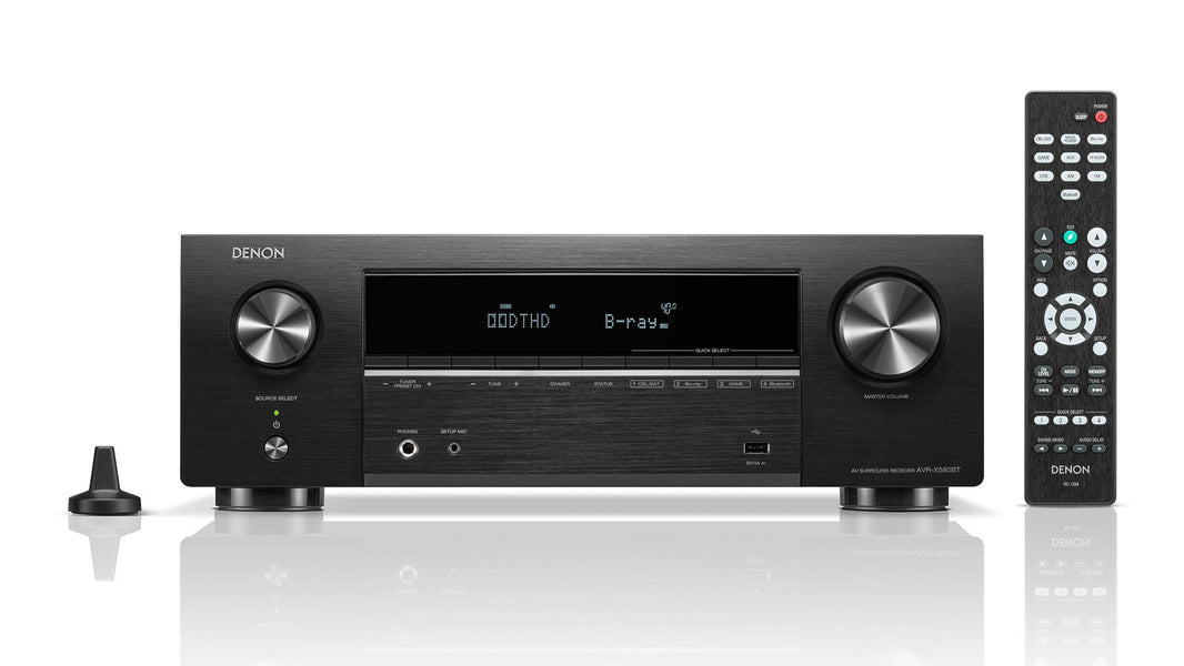 Denon 220 volt receiver amplifier AVR - X580BT 220 volt AV Receiver Amplifier 5.1 Channel 8K Bluetooth 220v 240 volt 50 hz 60hz - 220 - Electronics