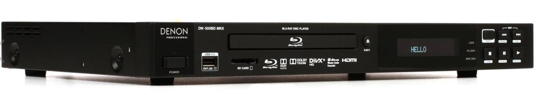 Denon DN - 500BD MKII Region Free Blu - ray player with Analog and Digital Audio Output Rack Mountable - 220 - Electronics