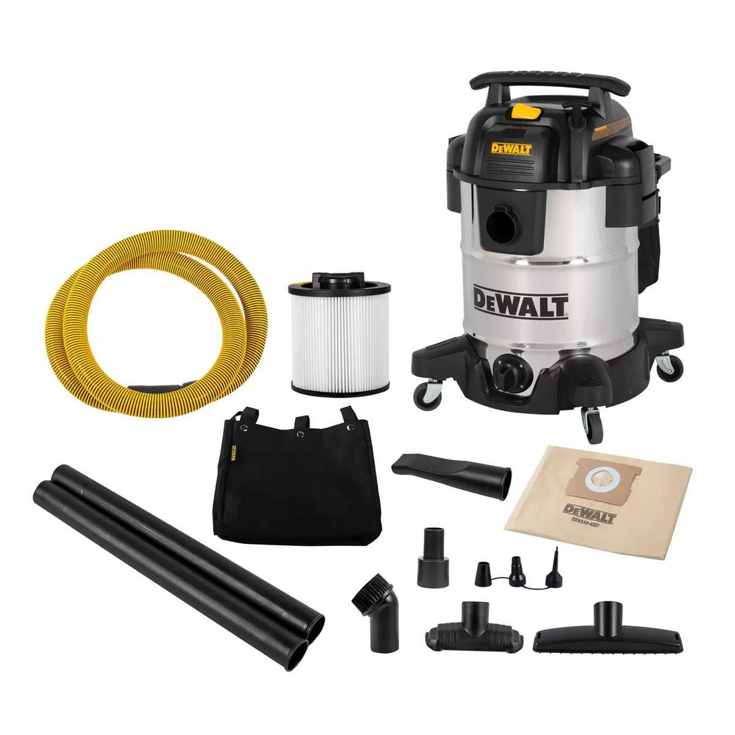 Dewalt Commercial Heavy Duty 220 volt 50 hz Shopvac wet dry vacuum cleaner 220v 50hz DXV38S vacuum with accessories 240 volt - 220 - Electronics