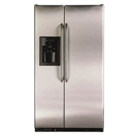 GE GSE22KEWF SS 220 - 240 Volt Side by Side Refrigerator - 220v volt electronics