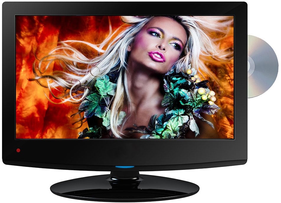 International 15" Region Free LED Multi System TV / DVD combo 110 220 240 volts pal ntsc - 220v volt electronics