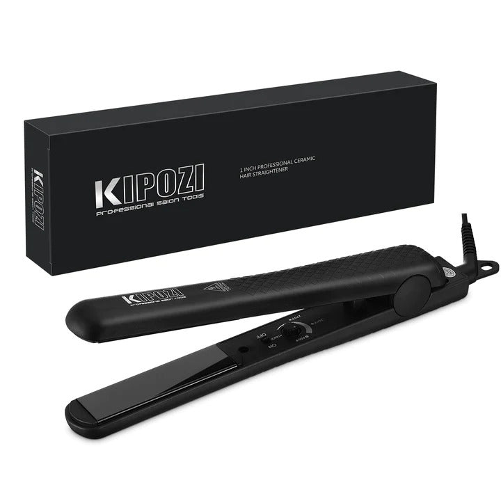 Kipozi professional 220 volts 1 inch hair Straightener flat iron 220v 240 volts 50hz 60 hz 110/220 volts for world wide use - 220 - Electronics