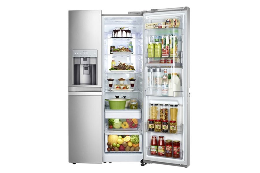 LG Bentley GR - J317WSBN/327 220v Door - in - Door side by side 220 240 Volt Refrigerator - 220 - Electronics