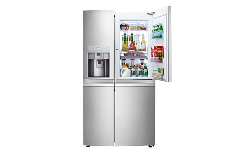 LG Bentley GR - J317WSBN/327 220v Door - in - Door side by side 220 240 Volt Refrigerator - 220 - Electronics