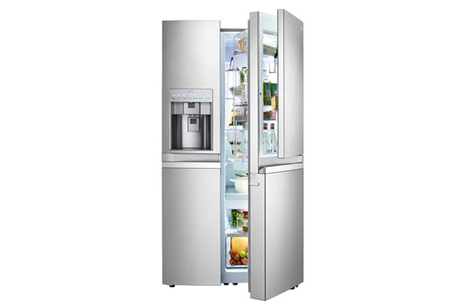 LG Bentley GR - J317WSBN/327 220v Door - in - Door side by side 220 240 Volt Refrigerator - 220 - Electronics