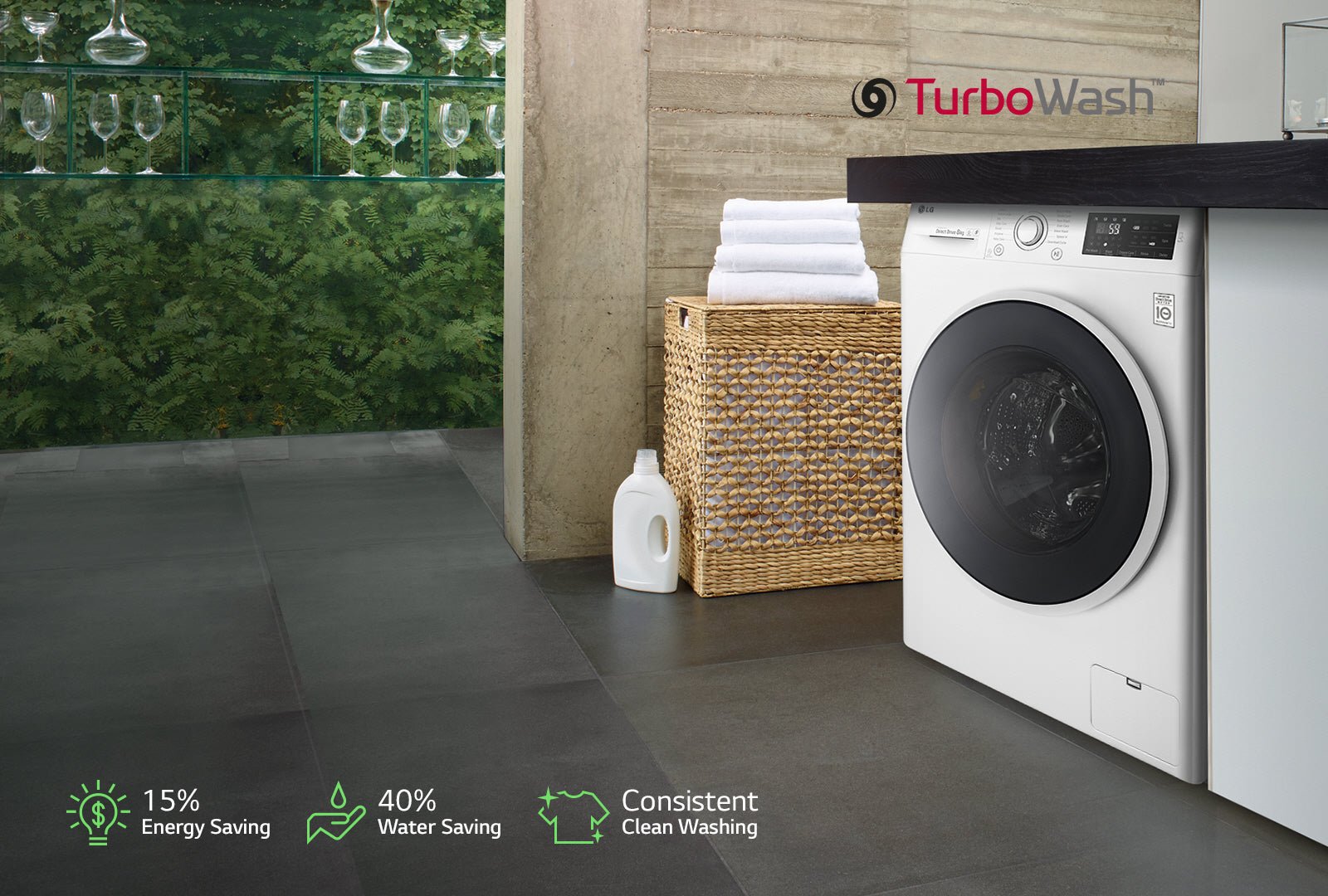 LG F1299RDSU7 / FH - 299RDSU7 19kg Washer / 10KG Dryer 220 - 240 Volts 50 - 220 - Electronics