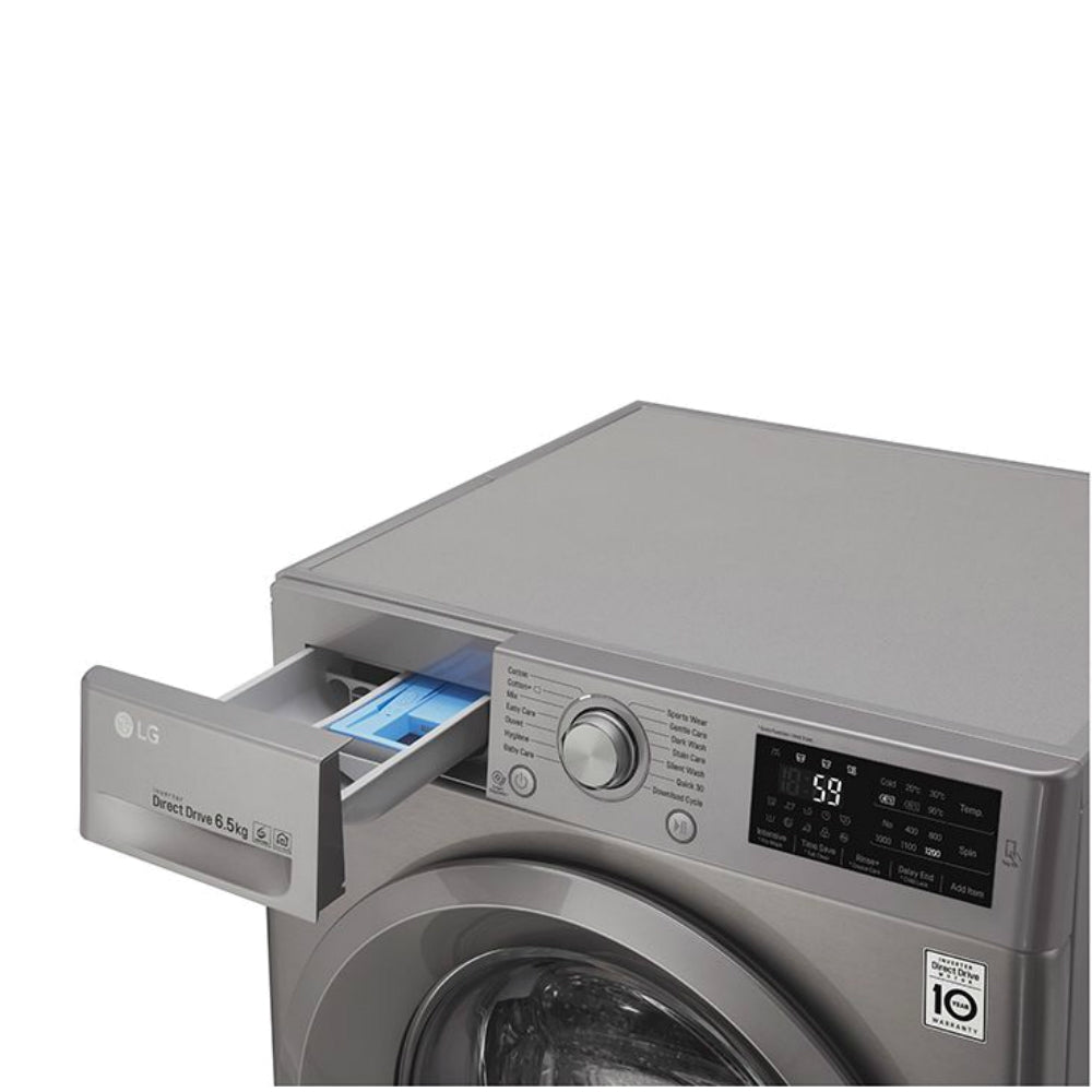 LG F2J5WN7S Front Load Washer Silver finish 220 v 240 volts 50 hz - 220 - Electronics