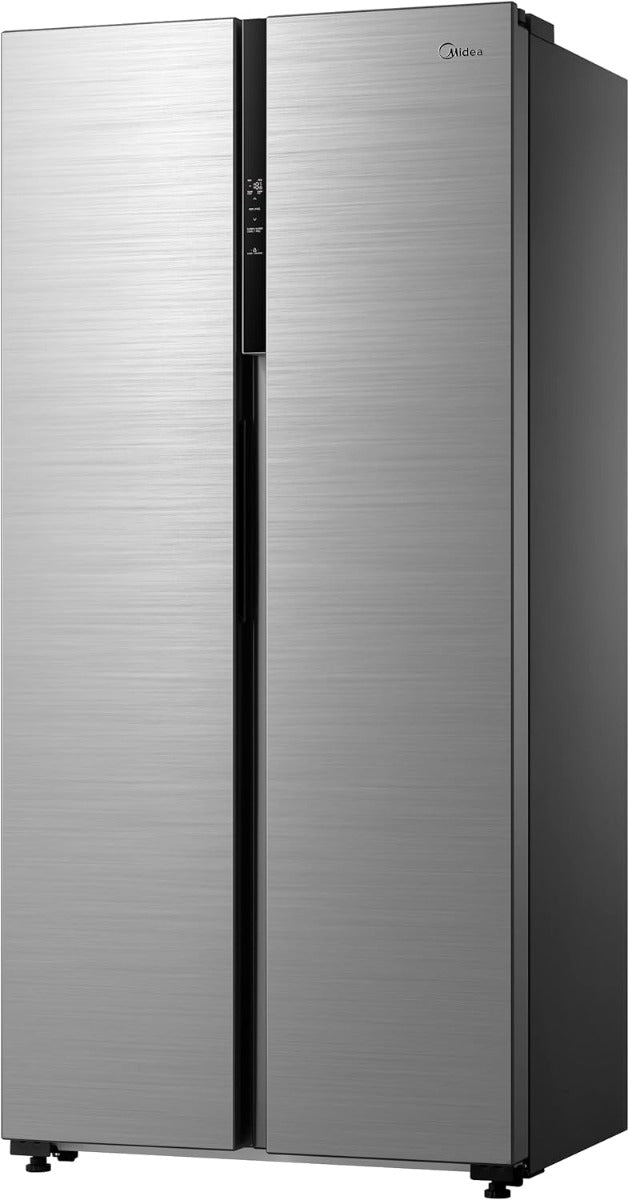 Midea 220 volts Side by Side refrigerator Fridge 460 liter Silver 220v 240 volts 50 hz MDRS619FGF46220v - 220 - Electronics