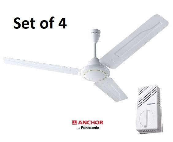 Panasonic Anchor A56A1 220 Volt Ceiling Fan 56" 4 Room Ceiling Fans 220v 240 volts - 220 - Electronics