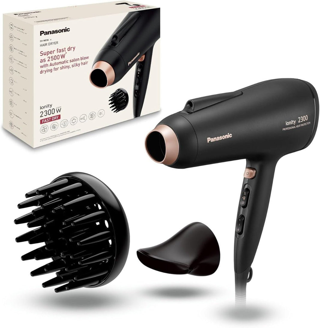 Panasonic EH - NE86 hair dryer 220 volt 240 volts blow dryer Panasonic type g plug type e adaptor - 220 - Electronics