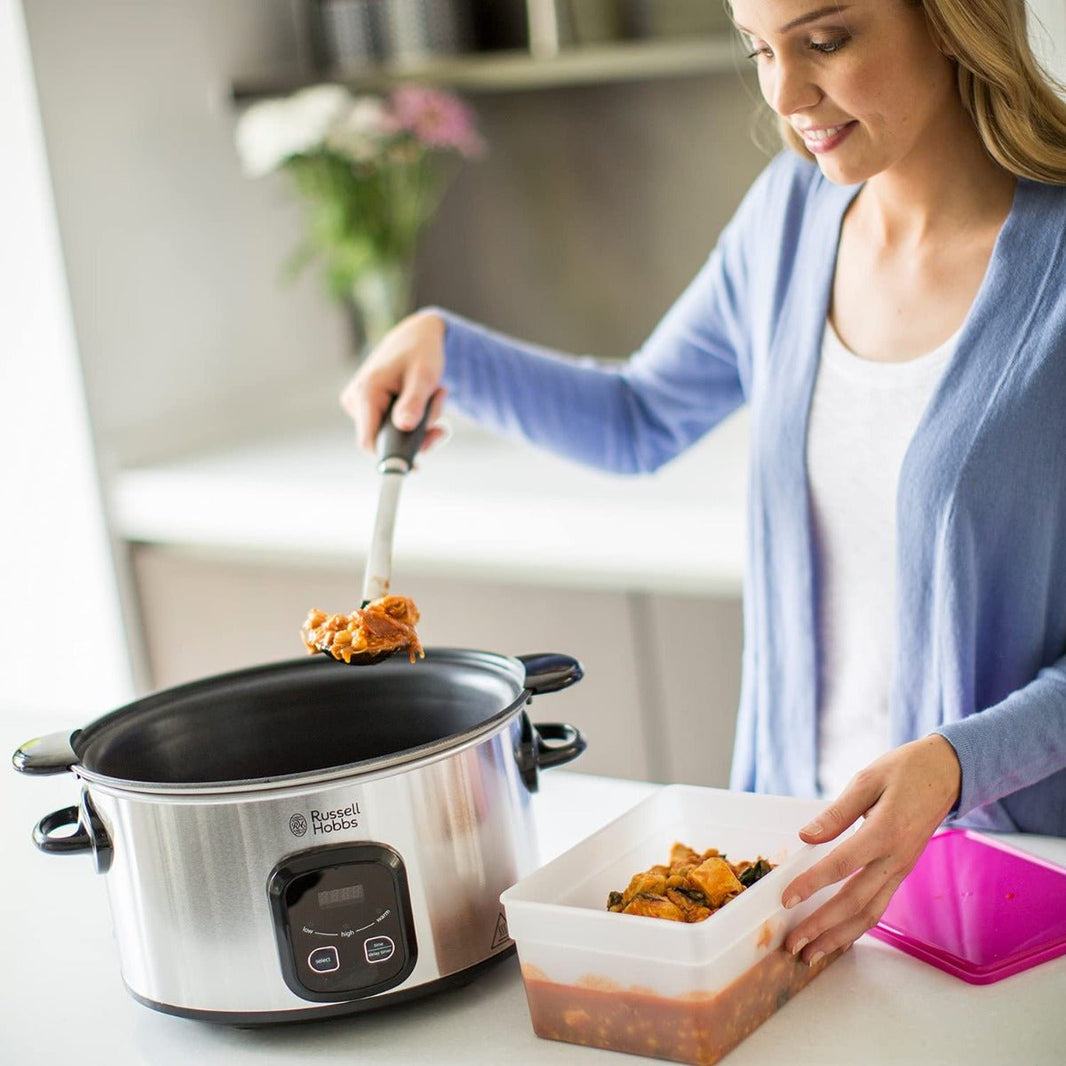 Russell Hobbs 220 volts Slow Cooker 22750 6 Liter Slow Cooker 220v 240 volts 50 hz - 220 - Electronics