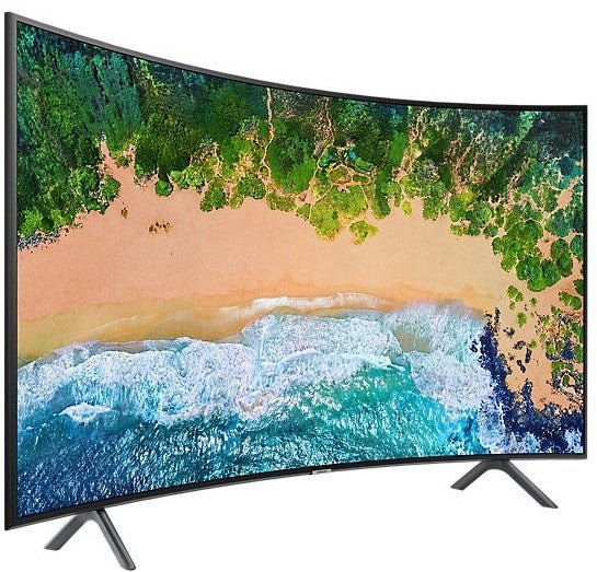 Samsung 55" UA55NU7300 UHD 4K Curved Smart WiFi Multisystem 110 - 220 - 240 Volts 50/60 Hz LED TV - 220 - Electronics