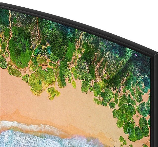 Samsung 55" UA55NU7300 UHD 4K Curved Smart WiFi Multisystem 110 - 220 - 240 Volts 50/60 Hz LED TV - 220 - Electronics