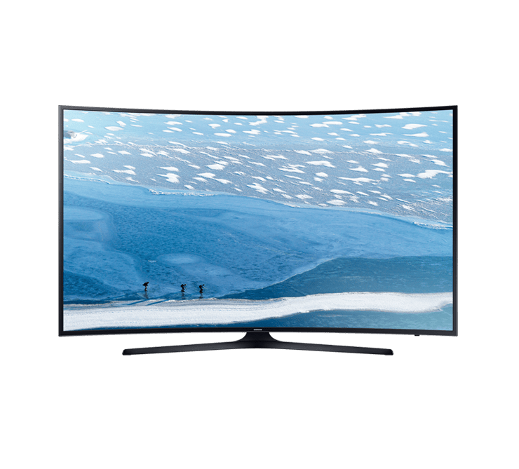 Samsung UA - 55KU7350 55" Multi System UHD Curved LED Smart TV for 110 - 240 Volts - 220 - Electronics