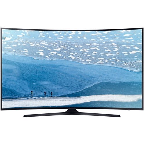 Samsung UA - 65KU7350 65" Multisystem 4K Curved Smart TV - 110/240 Volts - 220 - Electronics
