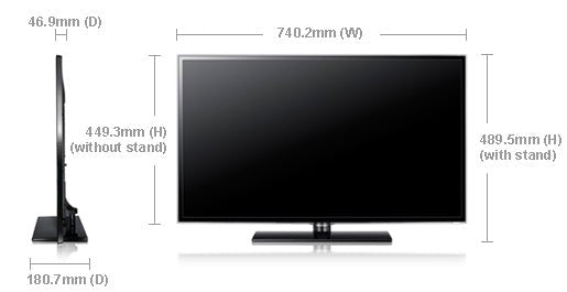 Samsung UA32ES5500 32" Multi - System LED Smart TV 110 220 240 volts pal ntsc - 220 - Electronics