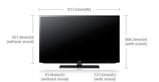 Samsung UA40EH5006 40" Multi - System Full HD LED TV 110 220 240 volts pal ntsc - 220 - Electronics