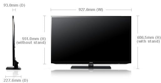 Samsung UA40EH5006 40" Multi - System Full HD LED TV 110 220 240 volts pal ntsc - 220 - Electronics