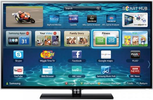 Samsung UA50ES5500 50" Multi System Smart LED TV 110 220 240 volts pal ntsc - 220 - Electronics