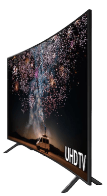 Samsung UA55RU7300 55" Multisystem Smart WiFi UHD 4K Curved LED Pal Secam NTSC TV 110 220 v 240 volts 50 60 hz - 220 - Electronics