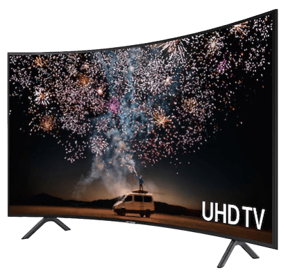 Samsung UA55RU7300 55" Multisystem Smart WiFi UHD 4K Curved LED Pal Secam NTSC TV 110 220 v 240 volts 50 60 hz - 220 - Electronics