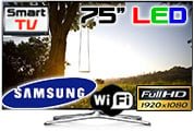 Samsung UA75F6400 75" Multi System LED WiFi Smart LED TV 110 220 240 volts pal ntsc - 220 - Electronics
