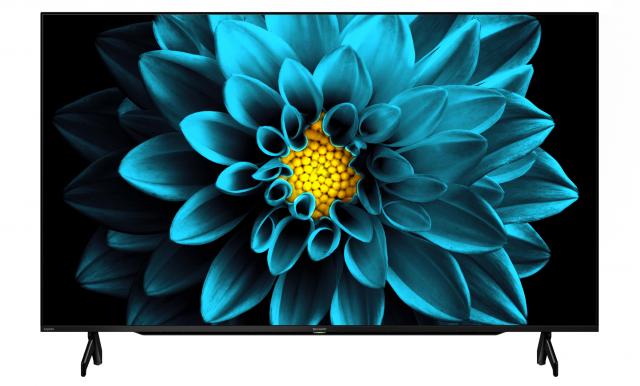 Sharp 50" 220 multisystem TV Sharp 4T - C50DK1X 4K UHD LED TV 110 v 220 v 240 volt 50 60 hz android tv - 220 - Electronics