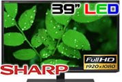 Sharp LC - 39LE155M 39" Full HD 1080p Multi system LED TV 110 220 240 volts pal ntsc - 220 - Electronics