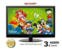 Sharp LC46A66M 46" Multi - System LCD TV 110 220 240 volts pal ntsc - 220 - Electronics