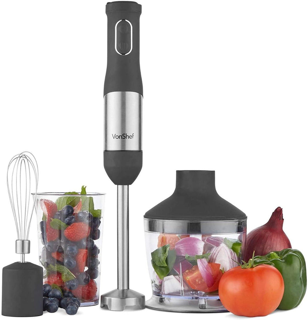 Vonshef 220 volt 3in1 hand blender 200067 220v 240 volts Powerful 800 watts - 220 - Electronics