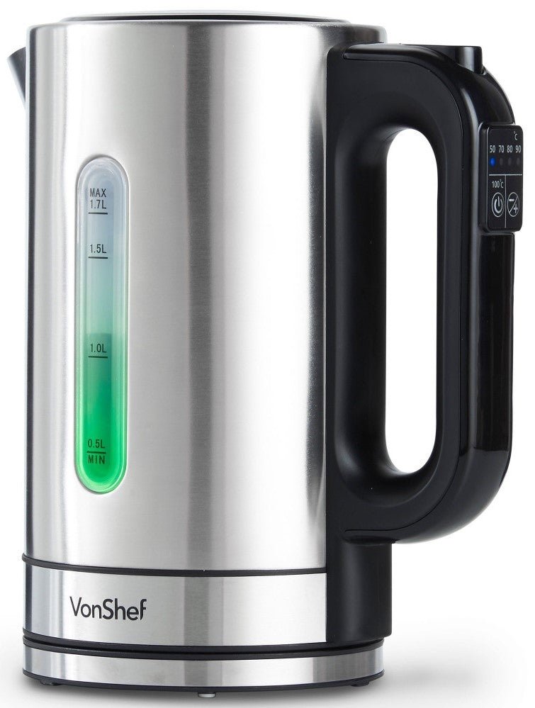Vonshef 220 Volts 1.7 Liter Variable Temperature Kettle 13348 220v 240 volts - 220 - Electronics
