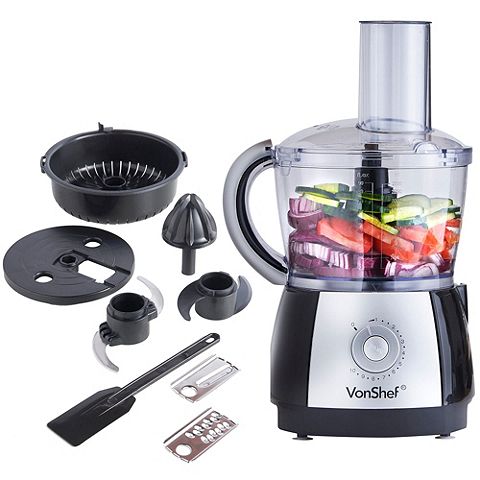 Vonshef 220 volts Food Processor with Juicer attachment 220 240 volt 50 hz 13110 - 220 - Electronics