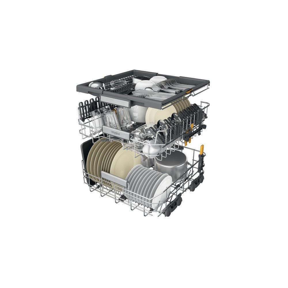 Whirlpool 220 volt dishwasher 3 Racks 15 place settings built in under counter 220v 50hz 240 volt - 220 - Electronics