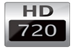 High Definition 720p Resolution