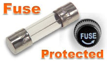 Fuse Protected for Safety