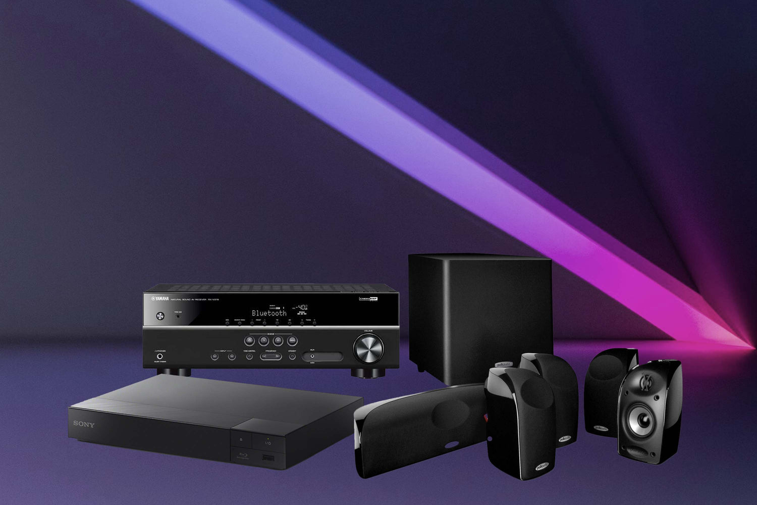 Region-Free Home Theater Combo for Global Use - 220-Electronics