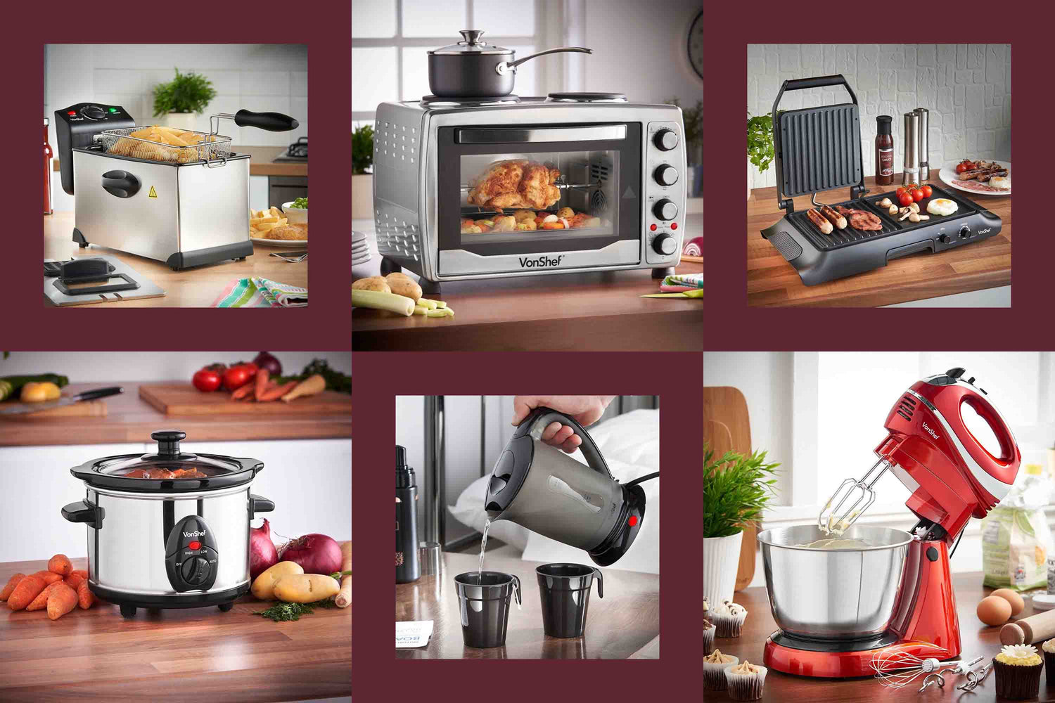 VonShef Kitchen Appliances for 220 Volts - 220-Electronics