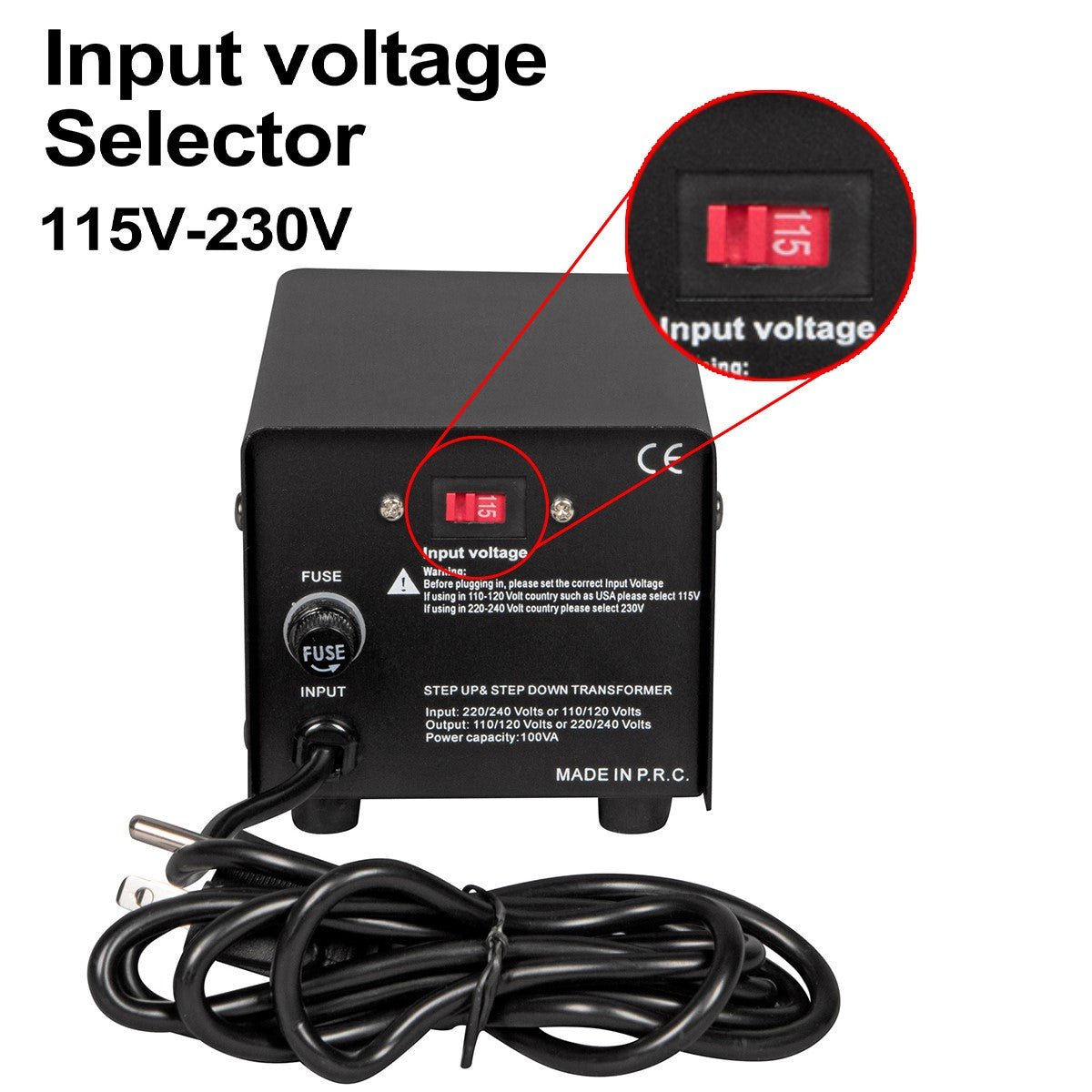 100 Watt Diamond Series Type 3 Voltage Converter MODEL DS - 100 - 220 - Electronics