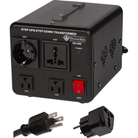 1000 Watt Diamond Series Type 3 Voltage Converter - 220 - Electronics